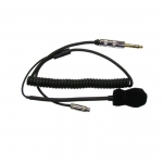 R0352- NASCAR Coil Cord Helmet Kit with Flex Boom and 3.5mm Jack